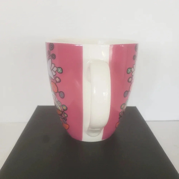 Donna the Strange,Indigenous Collection Tree of Life Large Pink Coffee Mug. - Picture 3 of 7